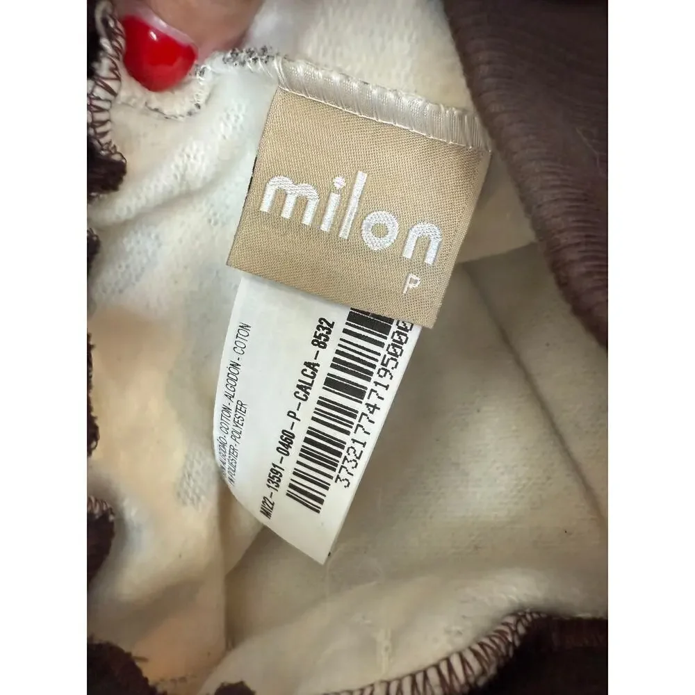 Milon Baby Grey Black Long Sleeve Top And Camo Joggers Set Size P or 3 months